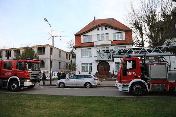 Fałszywy alarm i… prawdziwa stłuczka