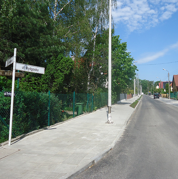 Ul. Bydgoska jak nowa - brakuje tylko jednego skrzyowania