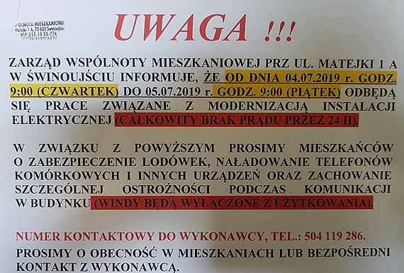 24 godziny bez prdu - czy mieszkacw czeka apokalipsa?
