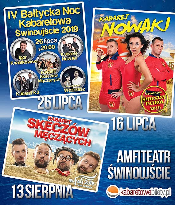 Przygotujcie si na dawk miechu w winoujskim Amfiteatrze!