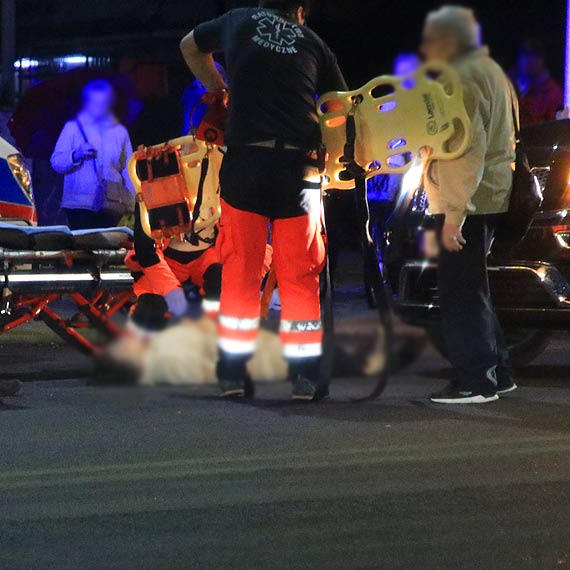 Kobieta została potrącona przez samochód