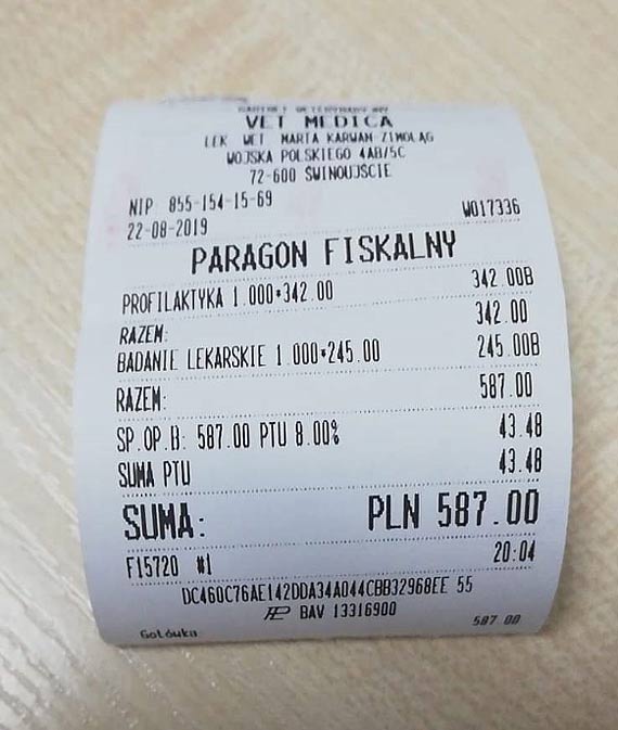 Na Ratunek Fundacji, grzybica wyleczona - d³ugi pozosta³y!