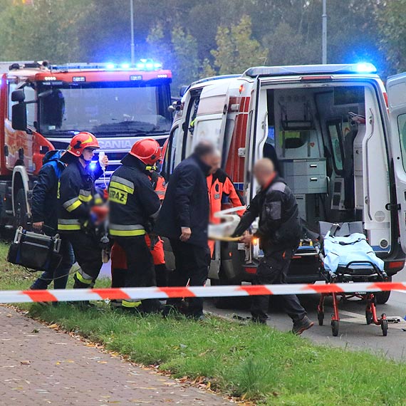 Motocyklista nie przey wypadku. Niestety, mimo reanimacji, 32-letni mczyzna zmar