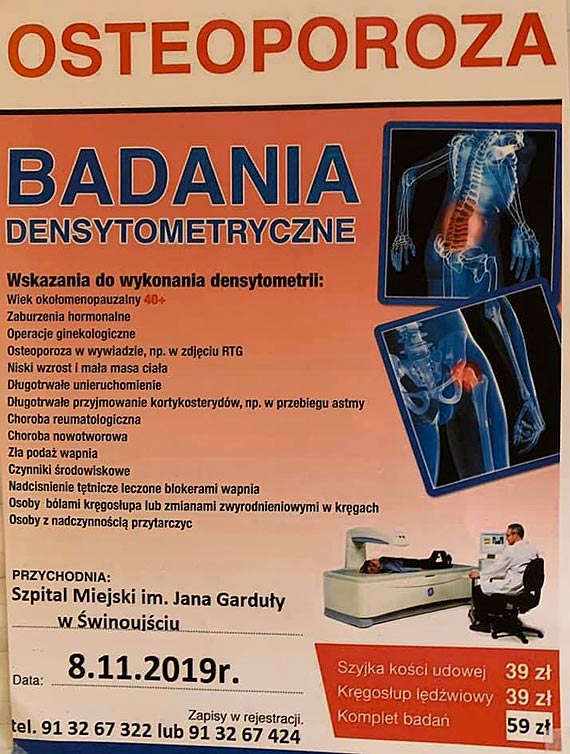 Sprawd, czy nie masz osteoporozy!