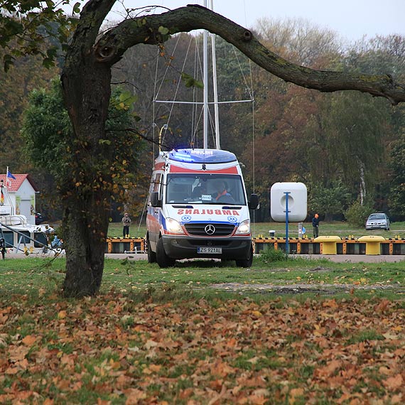 Poszkodowanym w wyniku upadku Niemcem zajęli się polscy i niemieccy ratownicy