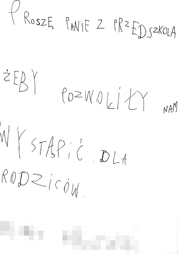 Dzieci z zakazem wystpowania przed rodzicami? Prawdziwie pedagogiczne podejcie