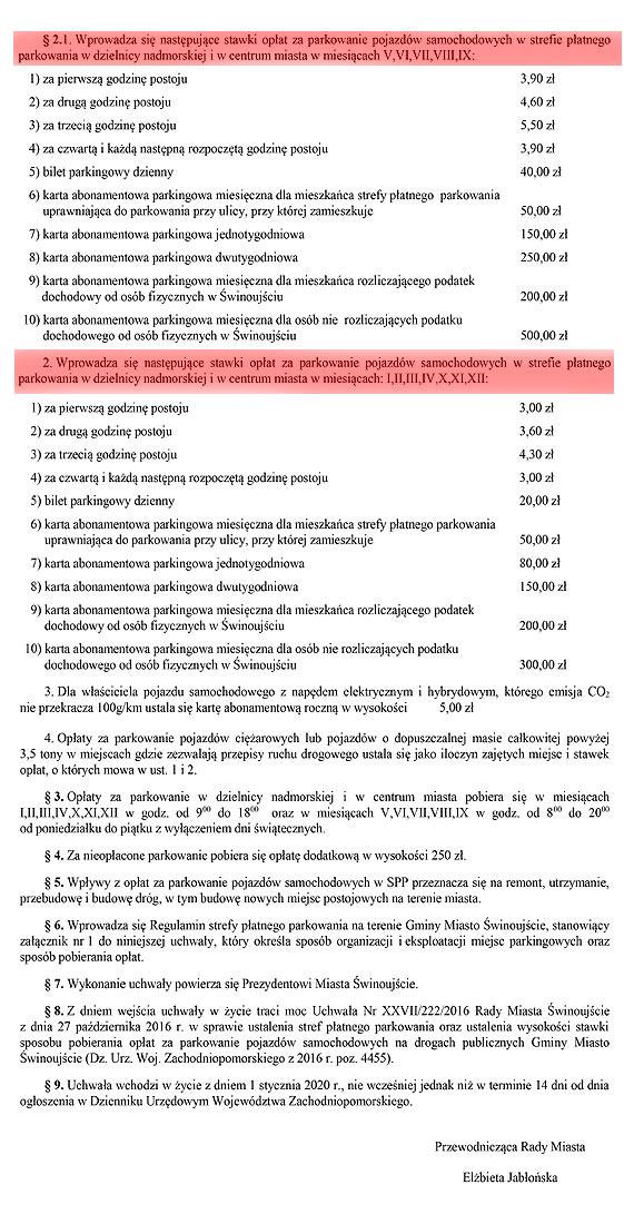 Mieszkasz w centrum Świnoujścia? Masz samochód? Zapłacisz za to słono!