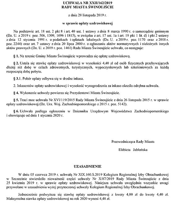 Turyści zapłacą więcej. Opłata uzdrowiskowa w górę