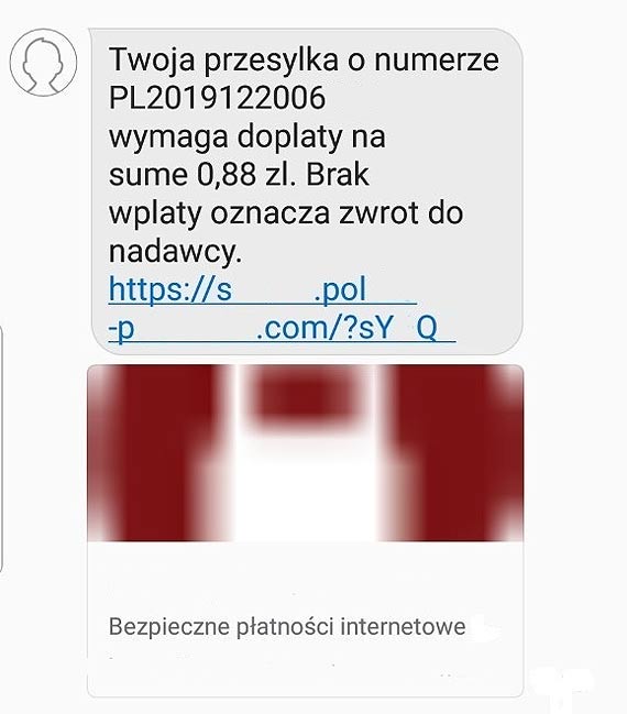 Dostae SMS z linkiem i prob o wpat drobnej sumy za przesyk? Uwaaj!