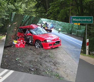 Groźny wypadek k. Międzyzdrojów