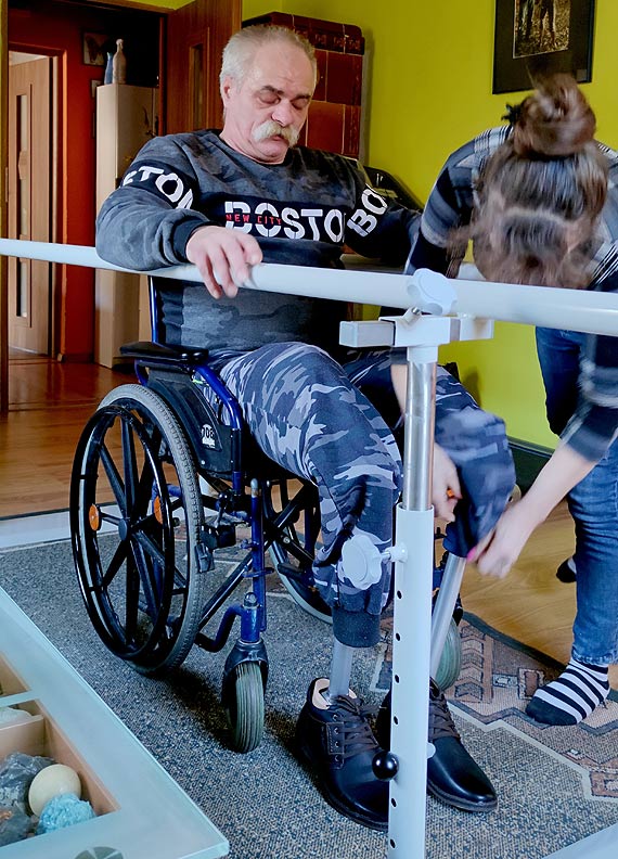 Piotr Barański dziękuje Wam za protezy i obiecuje, że nie zawiedzie zwierzaków