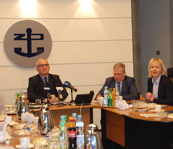 Na specjalnej konferencji prasowej zarząd portów Szczecin i Świnoujście podsumował miniony rok