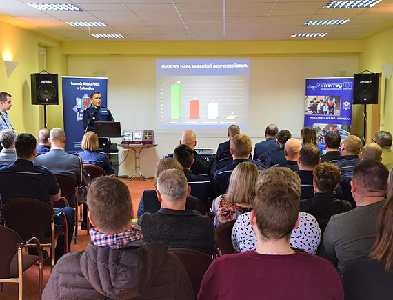 Odprawa roczna podsumowującą pracę Komendy Miejskiej Policji w Świnoujściu w 2019 roku