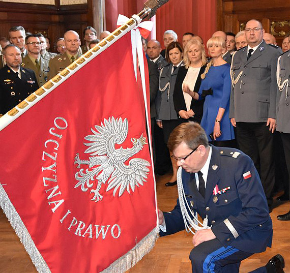 Pożegnanie ze służbą szefa zachodniopomorskich policjantów nadinsp. Jacka Cegieły