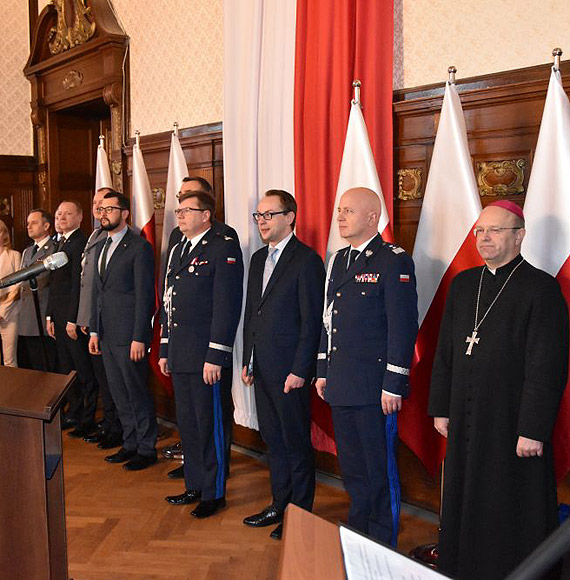 Pożegnanie ze służbą szefa zachodniopomorskich policjantów nadinsp. Jacka Cegieły