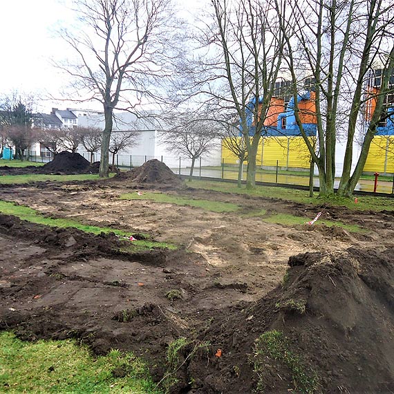 Przy ulicy Grunwaldzkiej. Ruszyła budowa pumptracku