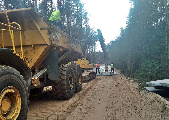 Luty na budowie tunelu był pracowity