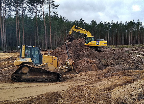 Luty na budowie tunelu był pracowity