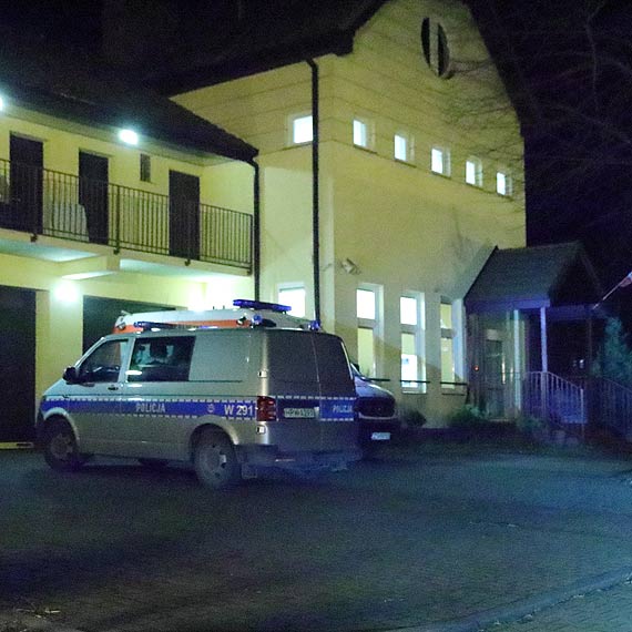 Złodziej w budynku pogotowia