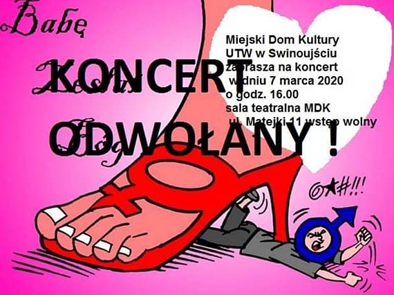 W zwizku z koronawirusem. Ten weekend bez imprez, take w winoujciu!