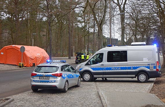 Kontrola sanitarna na polskiej granicy