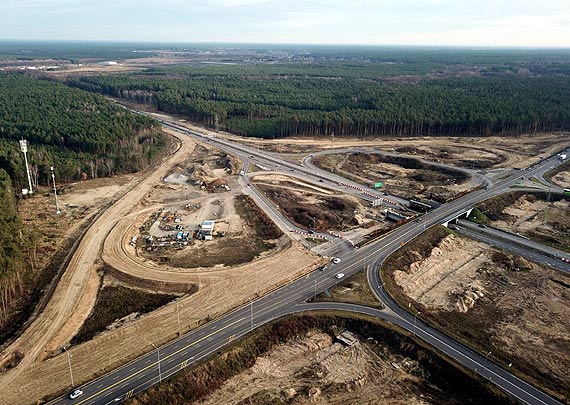 Otwarcie ofert w przetargu na dokończenie północnej jezdni DK10 na węźle Szczecin Kijewo