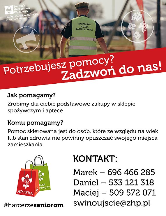Harcerze pomagaj tym, ktrzy potrzebuj pomocy