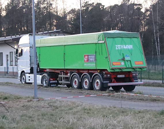 Stra Graniczna podja pocig za ciarwk