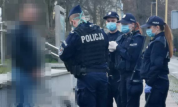 Interwencja policji w Parku Chopina?