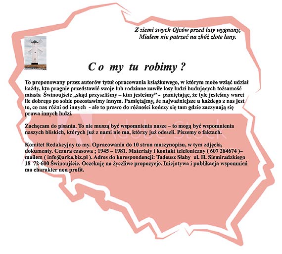 Ocalmy te chwile od zapomnienia! Cenna inicjatywa dr Tadeusza Sabego