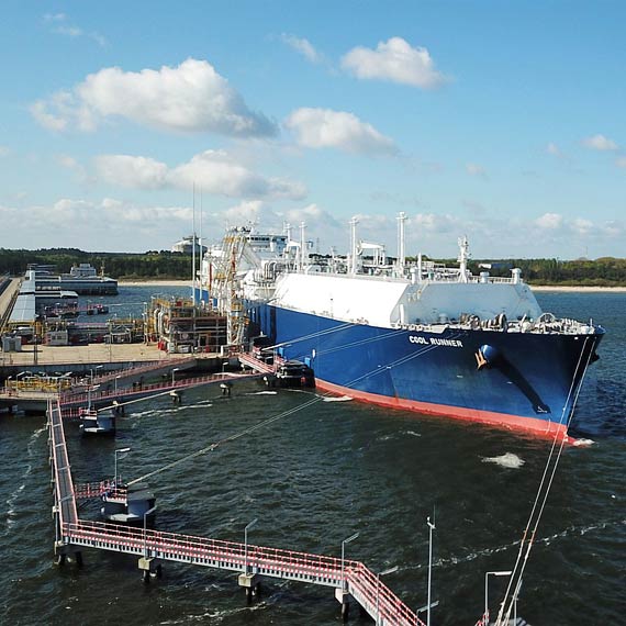 winoujski Terminal LNG przyj 94 dostaw gazu