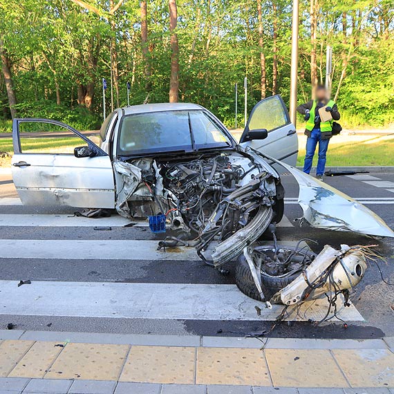 Znamy szczegy szalonej ucieczki kierowcy BMW. Zobacz film!