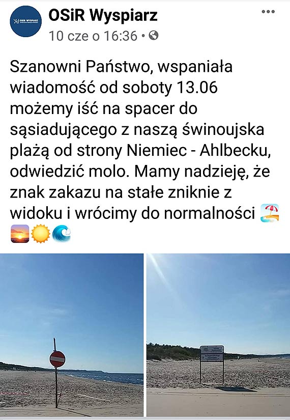 Internauta: OSiR Wyspiarz wprowadza w bd!