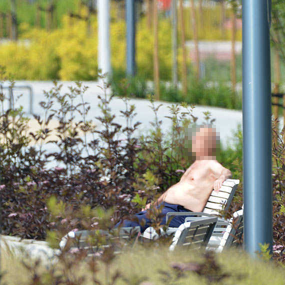 Opalanie na promenadzie? Nie!
