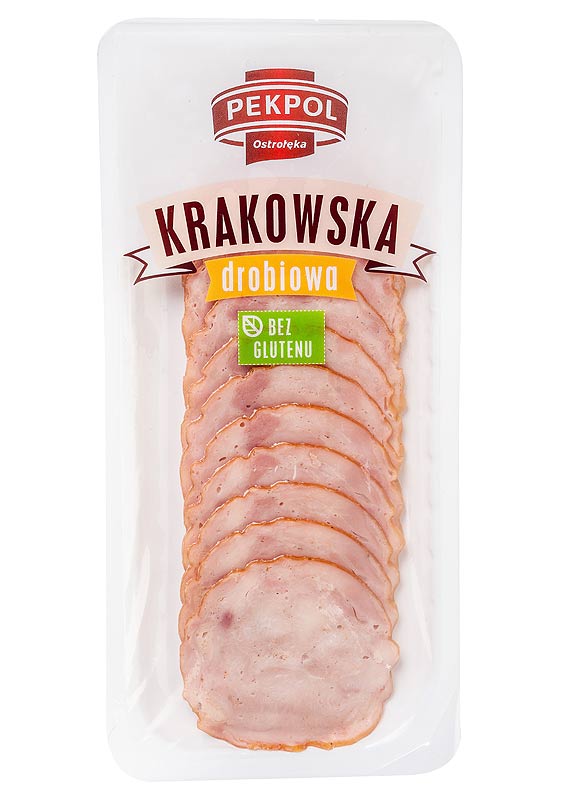 Nowo! W sam raz na raz – krakowska drobiowa bez glutenu w opakowaniu 50 g od ZM Pekpol