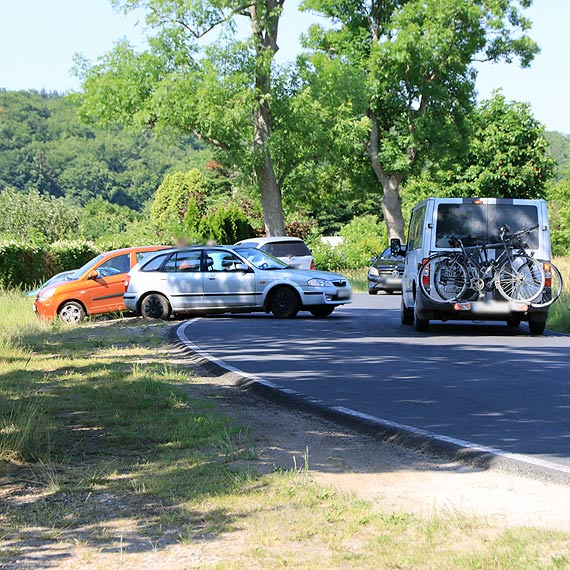 Zderzyły się samochody- oba na niemieckich rejestracjach