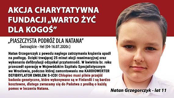 Akcja Charytatywna Fundacji „Warto Żyć dla Kogoś”