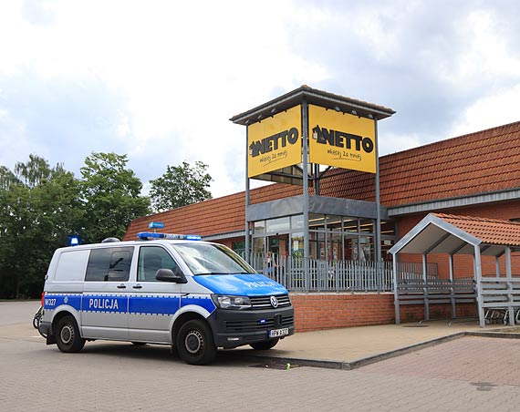 Policja schwytaa sklepowego zodzieja