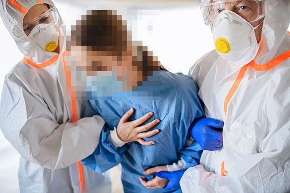 Zakażenia wirusem SARS-CoV-2. Stan na godz: 10:00 kobieta w średnim wieku ze Świnoujścia