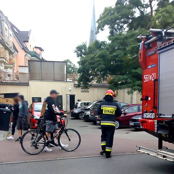 Poar w mieszkaniu w centrum miasta