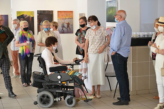 Na pierwszej od wybuchu pandemii wystawie w Galerii Art MDK swoje prace zaprezentowali Emilia Walczak i Piotr Banaszkiewicz
