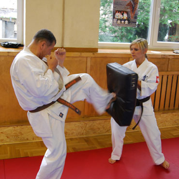 Zgrupowanie kadry woj. zachodniopomorskiego w karate Kyokushin w ¦winouj¶ciu .