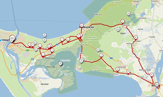 Wycieczka rowerowa po³±czona ze zwiedzaniem Centrum S³owian i Wikingów Wolin Jomsborg Vineta