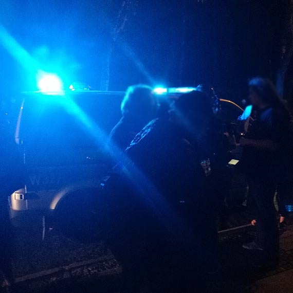 Tradycji stało się zadość. Na zakończenie festiwalu Famowiczów odwiedziła Policja