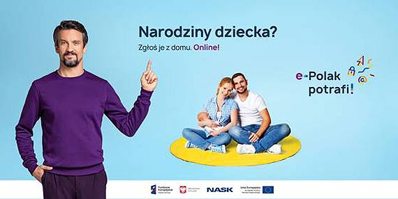 Co jest potrzebne, by zgosi narodziny dziecka? Imi i... internet!