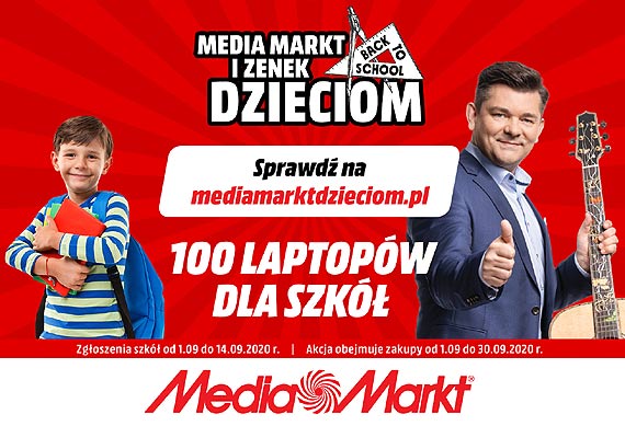 100 laptopów dla szkół od MediaMarkt
