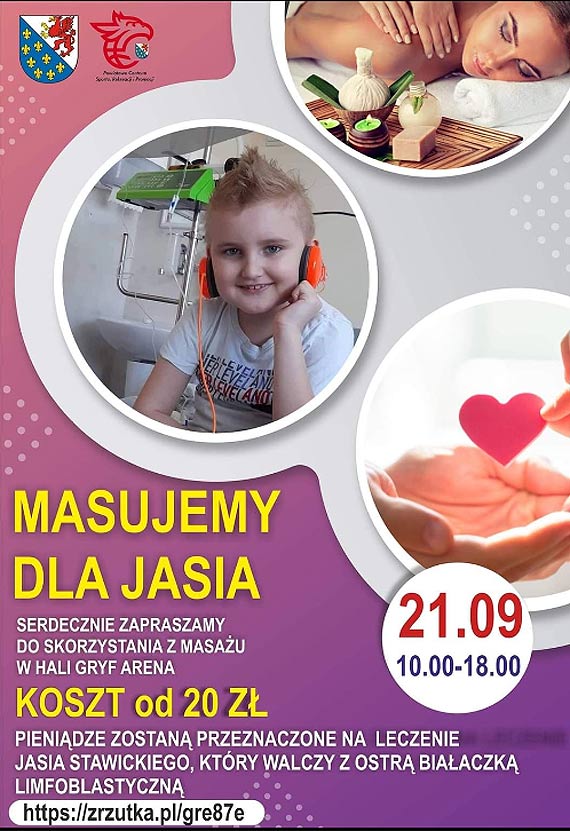 Akcja charytatywna „Masujemy dla Jasia”