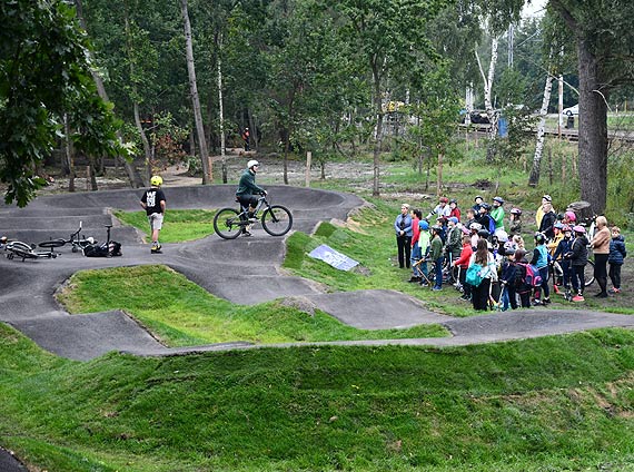 Pumptrack na Warszowie ju otwarty