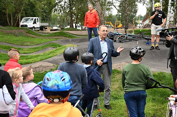 Pumptrack na Warszowie ju otwarty