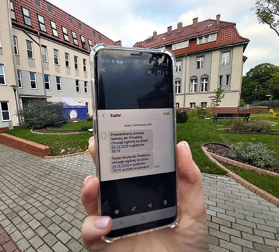 Szpital uruchomi system powiadomie SMS. Przypomni pacjentowi o wizycie